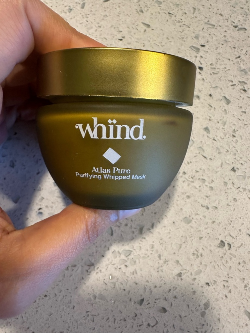 Whind Atlas Pure Purifying Whipped Mask - Olive Green Jar